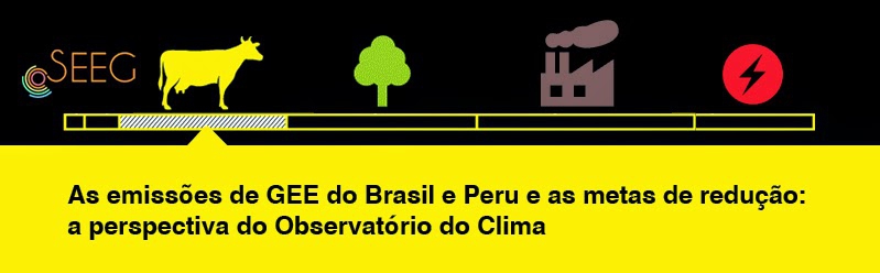 As emissões de GEE do Brasil e Peru e as metas de redução: a perspectiva do Observatório do Clima