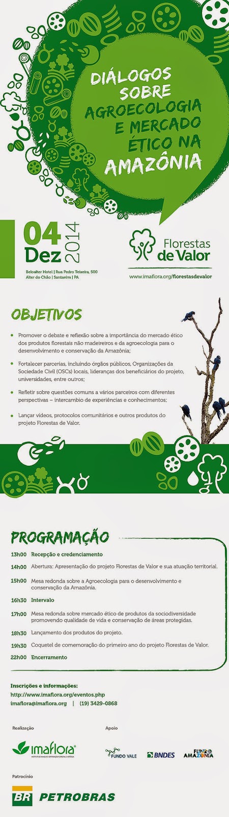 Convite - Diálogos sobre Agroecologia e Mercado Ético na Amazônia